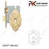 Khóa âm lắp với tay nắm cửa NK477-24K-KA (Màu Đồng Vàng)