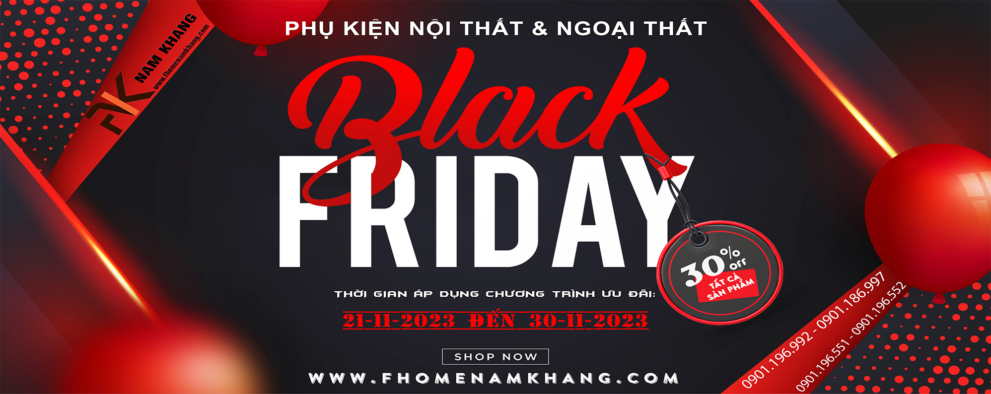 banner web sale black friday tay nam cua tu fhomenamkhang