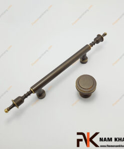 Tay nắm cửa tủ cổ điển bằng đồng NK521D-CF FHOMENAMKHANG