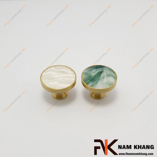 Núm cửa tủ tròn đồng NK435D-DVX FHOMENAMKHANG