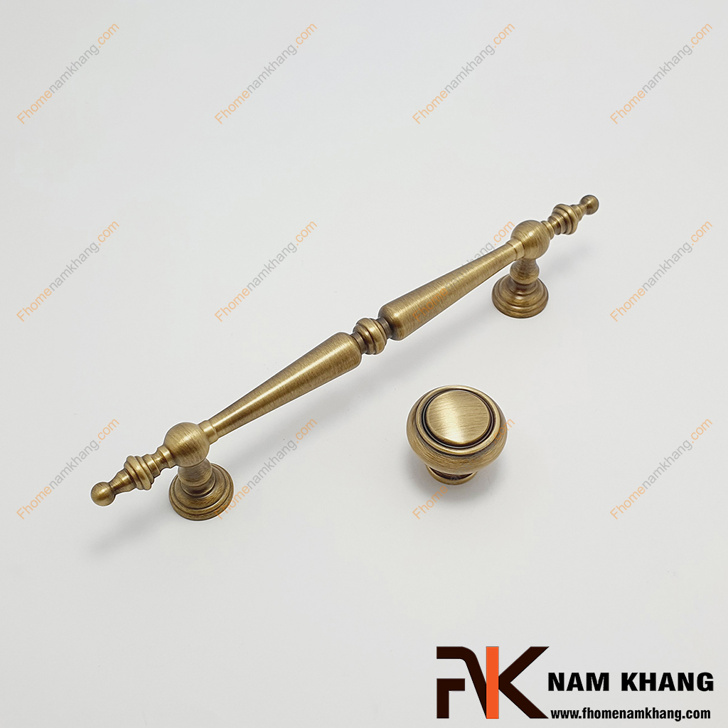 Tay nắm cưa tủ bằng đồng cổ cao cấp NK522D-DC FHOMENAMKHANG