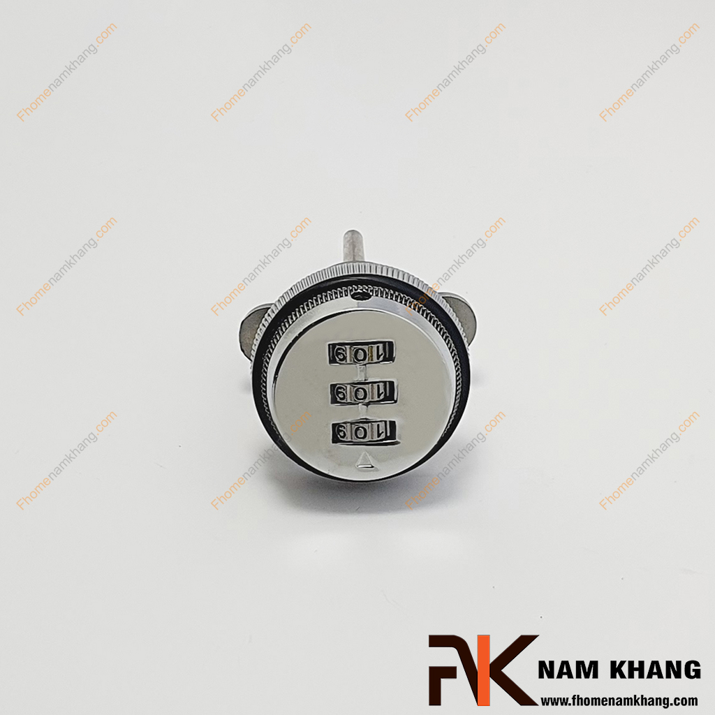 Khóa số 3 tầng với 3 dãy số NK714KS-288 Khóa số khóa cửa tủ màu đen NK714KS-288D FHOMENAMKHANG