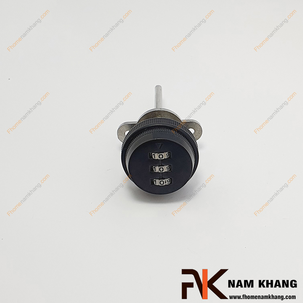 Khóa số 3 tầng với 3 dãy số NK714KS-288 Khóa số khóa cửa tủ màu đen NK714KS-288D FHOMENAMKHANG
