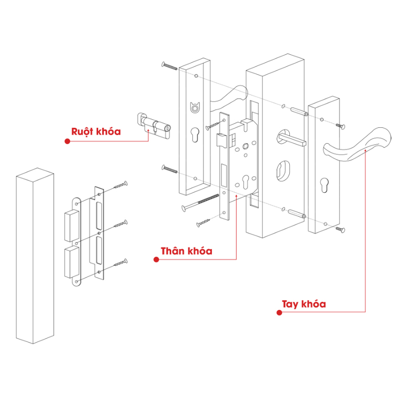Ổ khóa tay nắm tròn với ổ khóa tay gạt - Loại nào phù hợp hơn cho phòng ngủ? o khoa tay nam tron voi o khoa tay gat fhomenamkhang