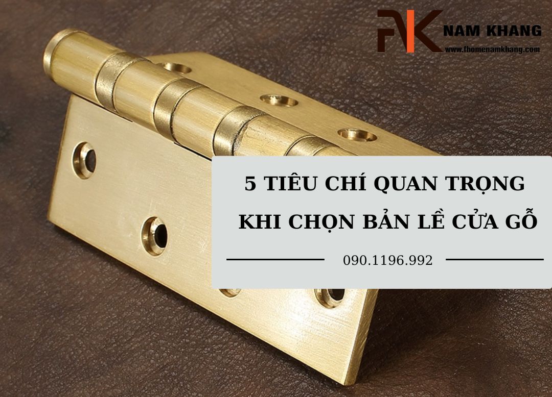 Brass hinge with informative text overlay
