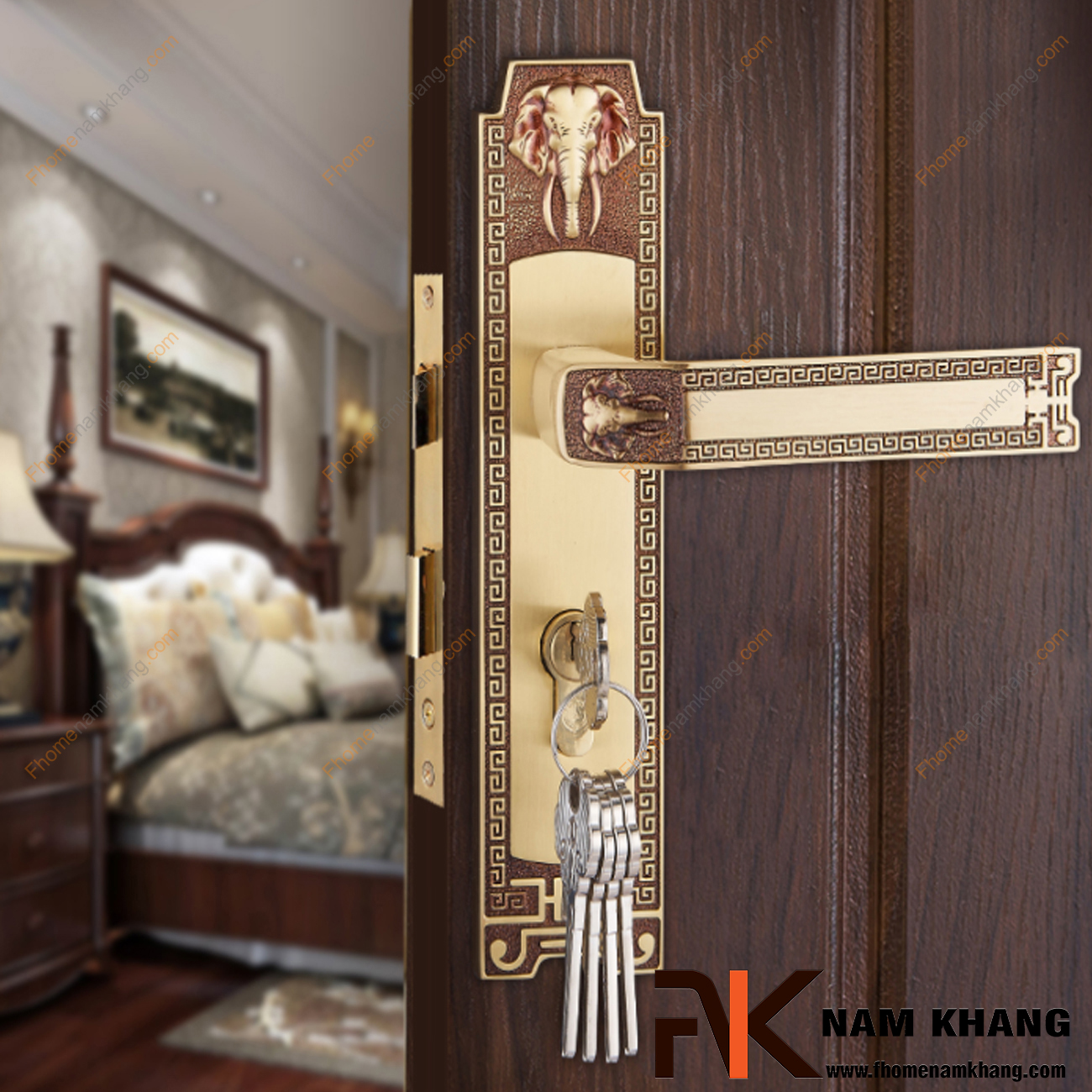 Khóa cơ cửa gỗ có thực sự an toàn chống trộm? Lời khuyên từ chuyên gia khoa co cua go fhomenamkhang1