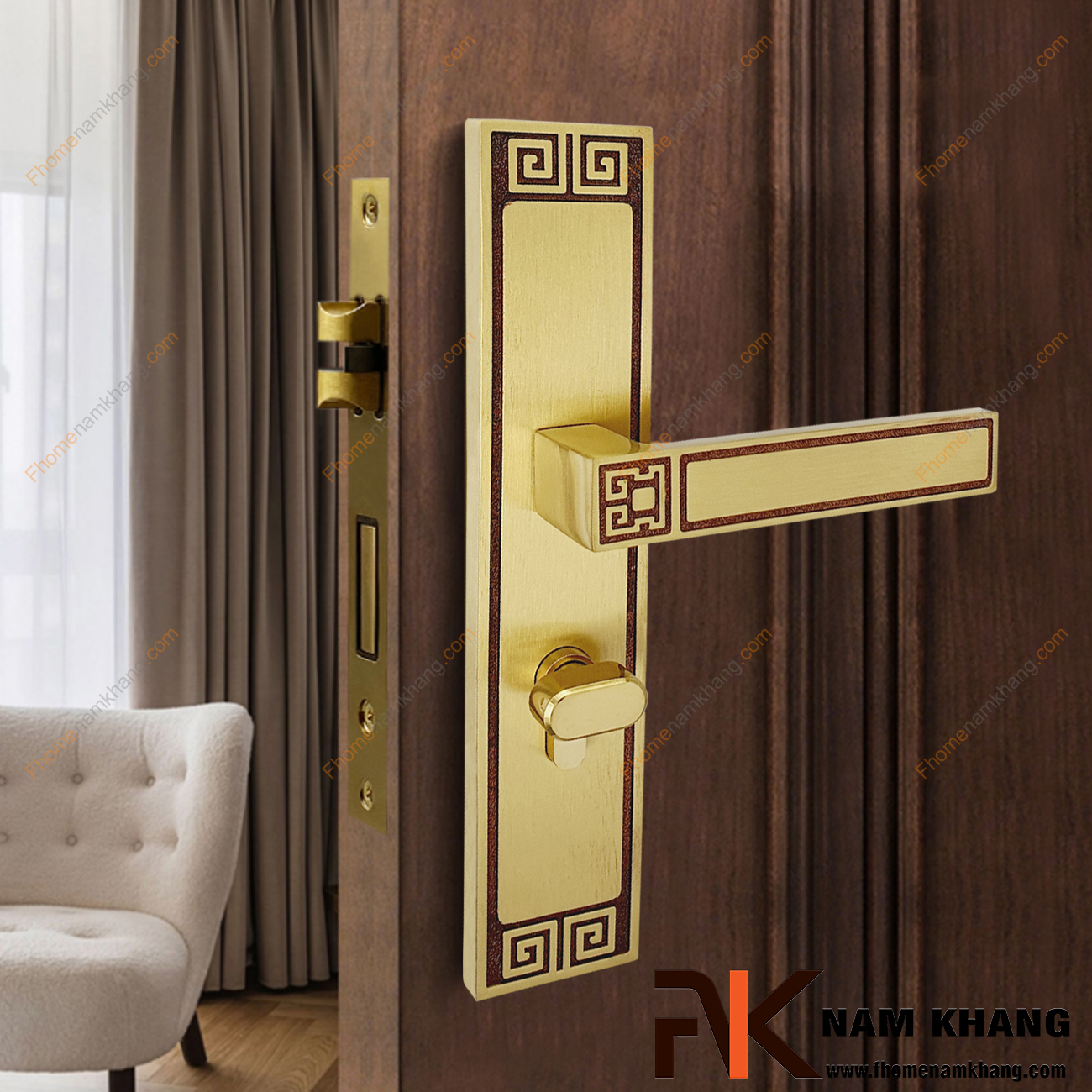 Khóa cơ cửa gỗ có thực sự an toàn chống trộm? Lời khuyên từ chuyên gia khoa co cua go fhomenamkhang3