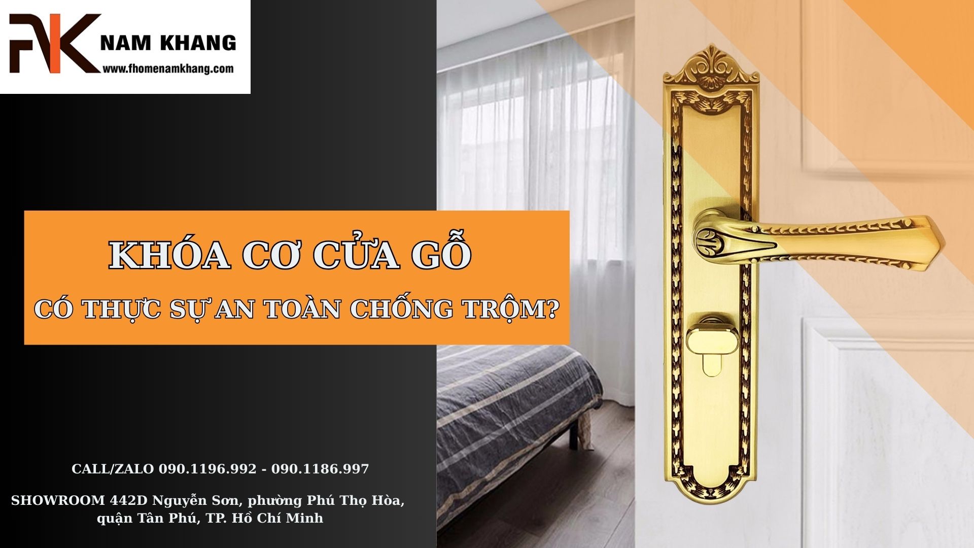 Khóa cơ cửa gỗ có thực sự an toàn chống trộm? Lời khuyên từ chuyên gia