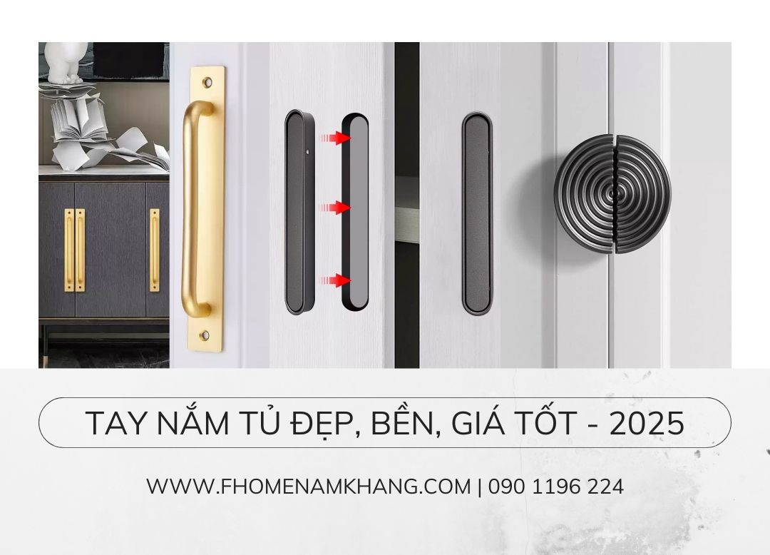 Tay nắm tủ cao cấp FHomeNamKhang