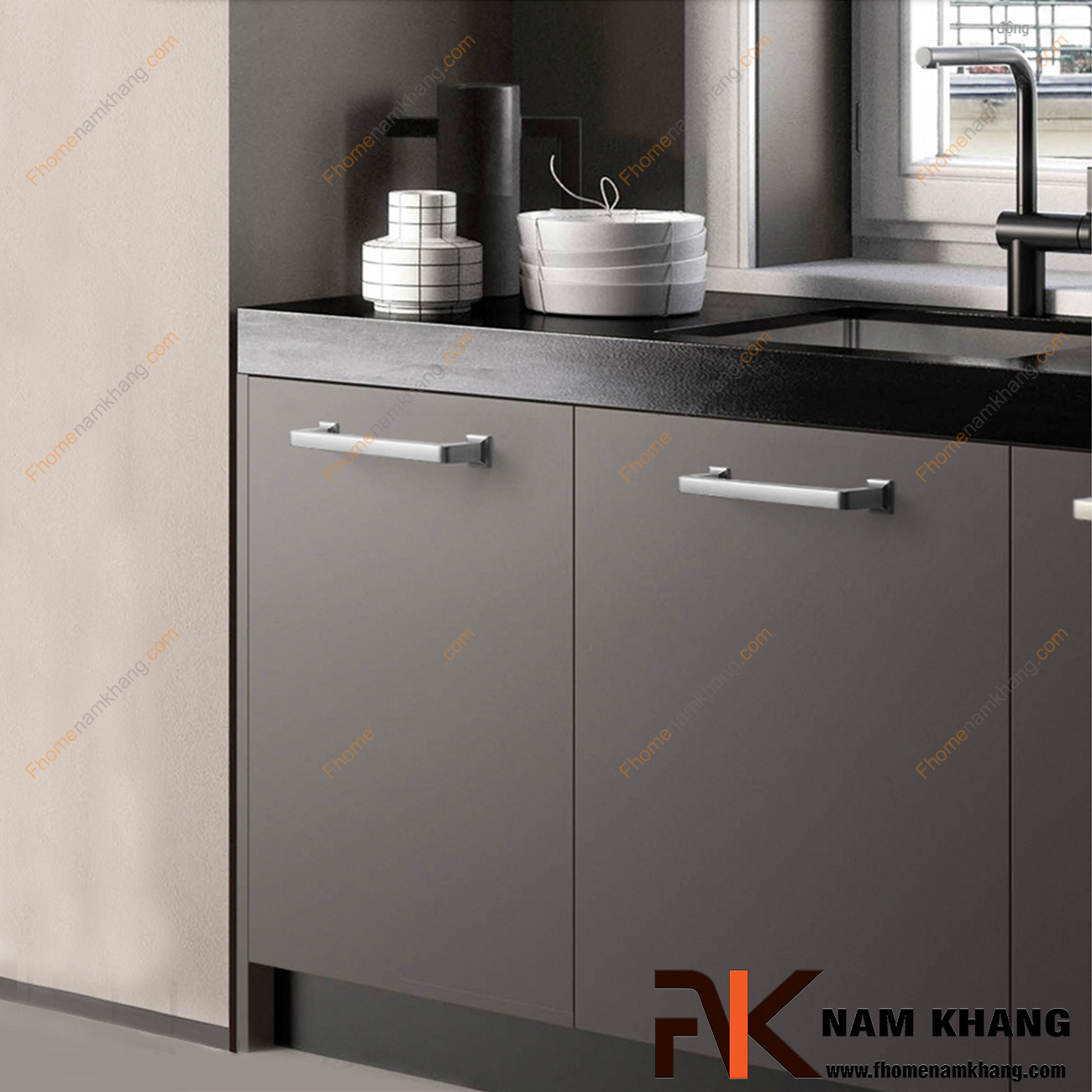Các loại tay nắm tủ bếp chung cư phổ biến hiện nay