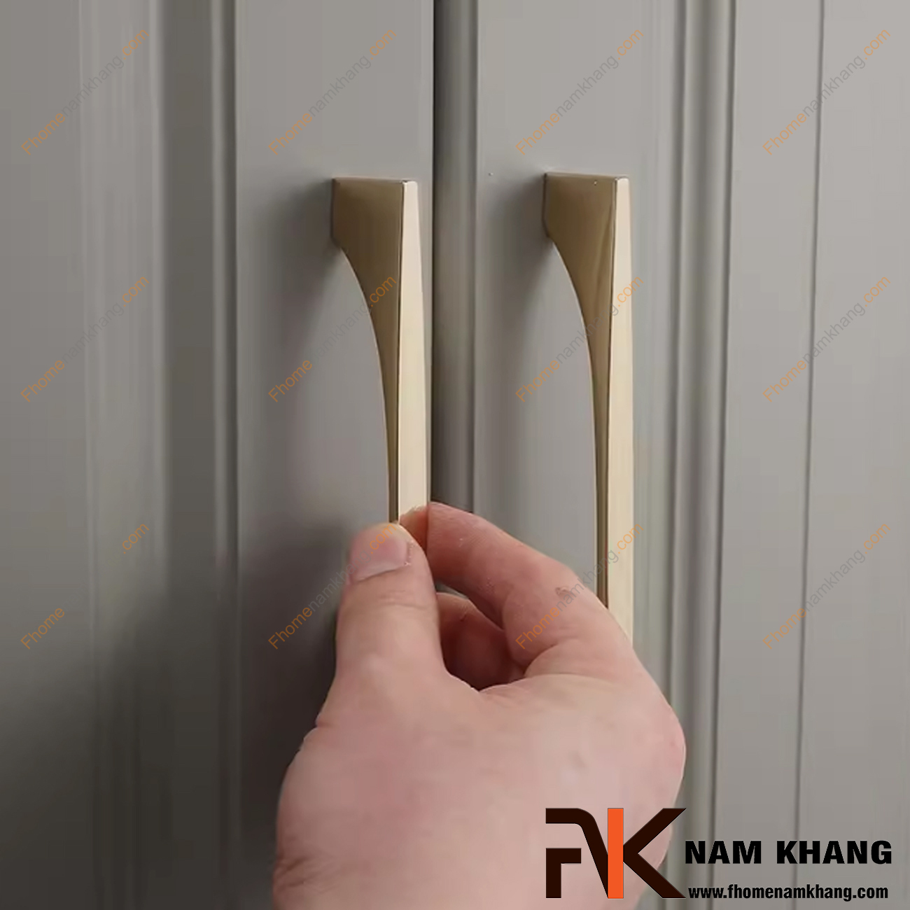 Các loại tay nắm tủ bếp chung cư phổ biến hiện nay