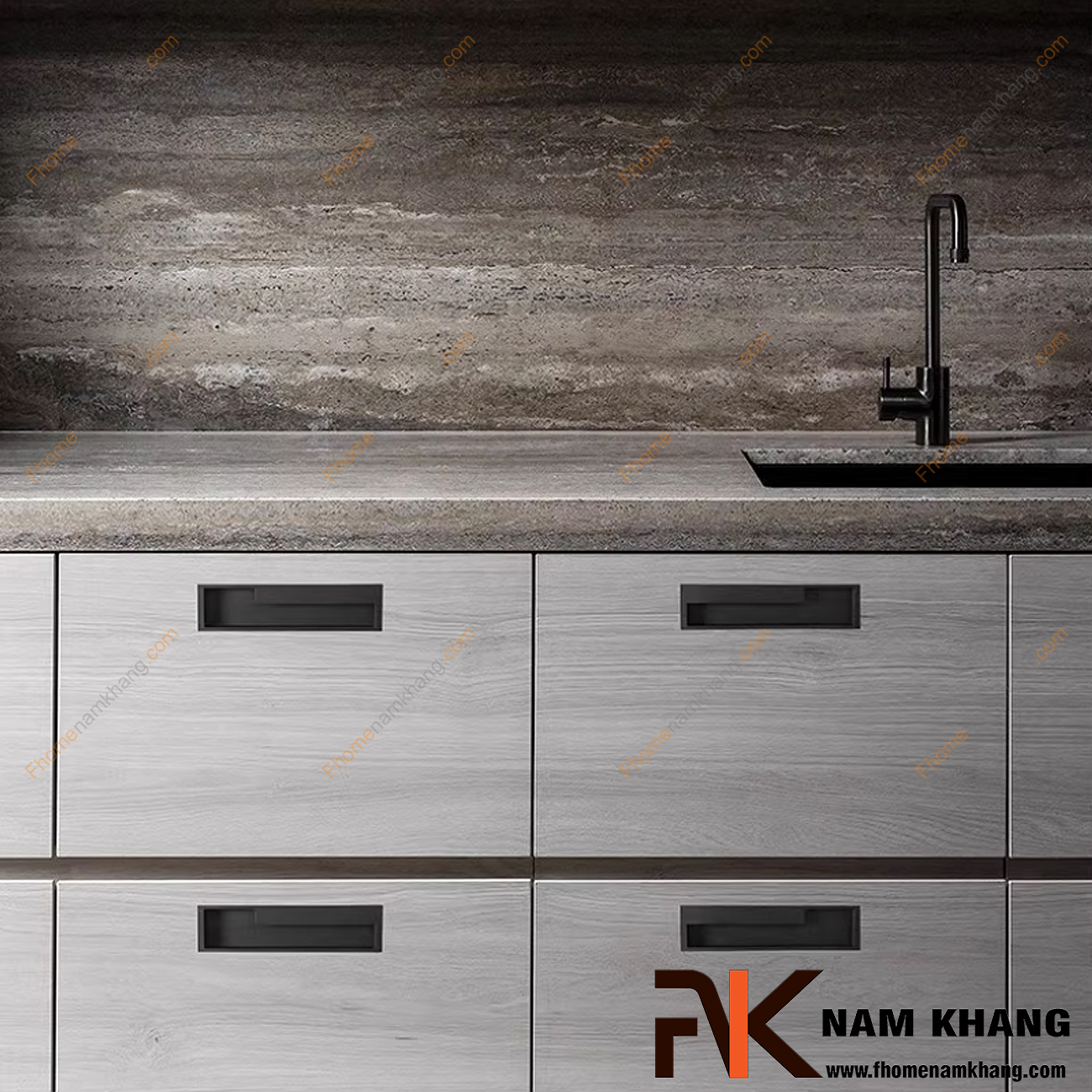 Cách chọn tay nắm tủ bếp phù hợp với diện tích căn hộ chung cư