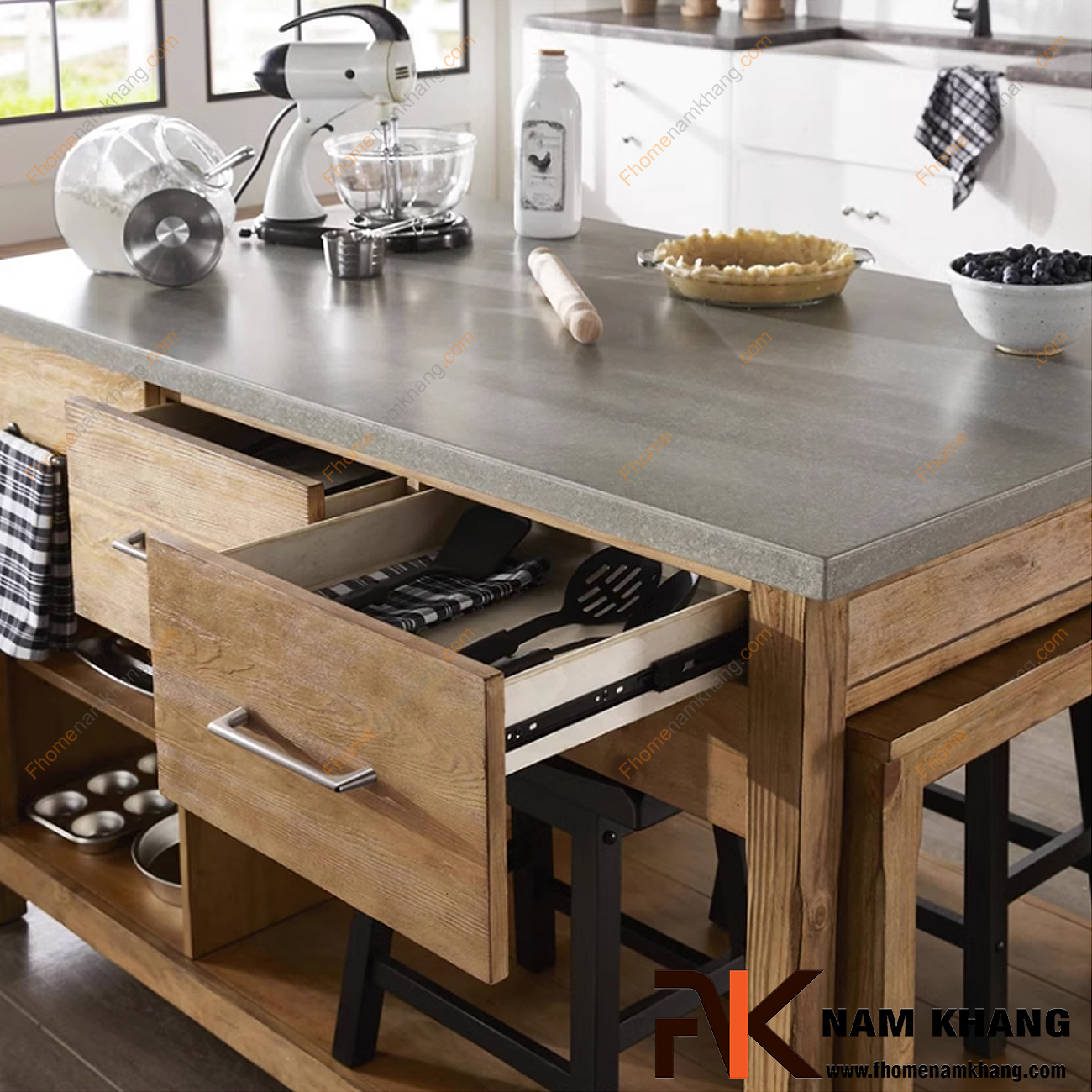 Cách chọn tay nắm tủ bếp phù hợp với diện tích căn hộ chung cư