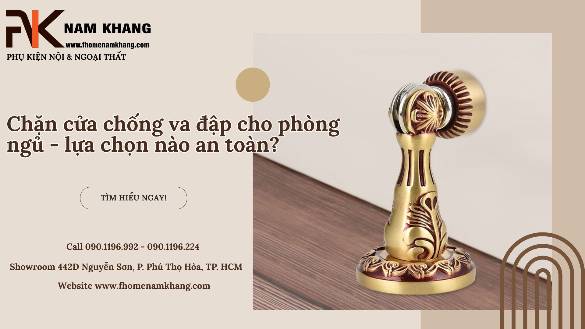 Chặn cửa chống va đập cho phòng ngủ - lựa chọn nào an toàn? Chặn cửa chống va đập cho phòng ngủ - lựa chọn nào an toàn?