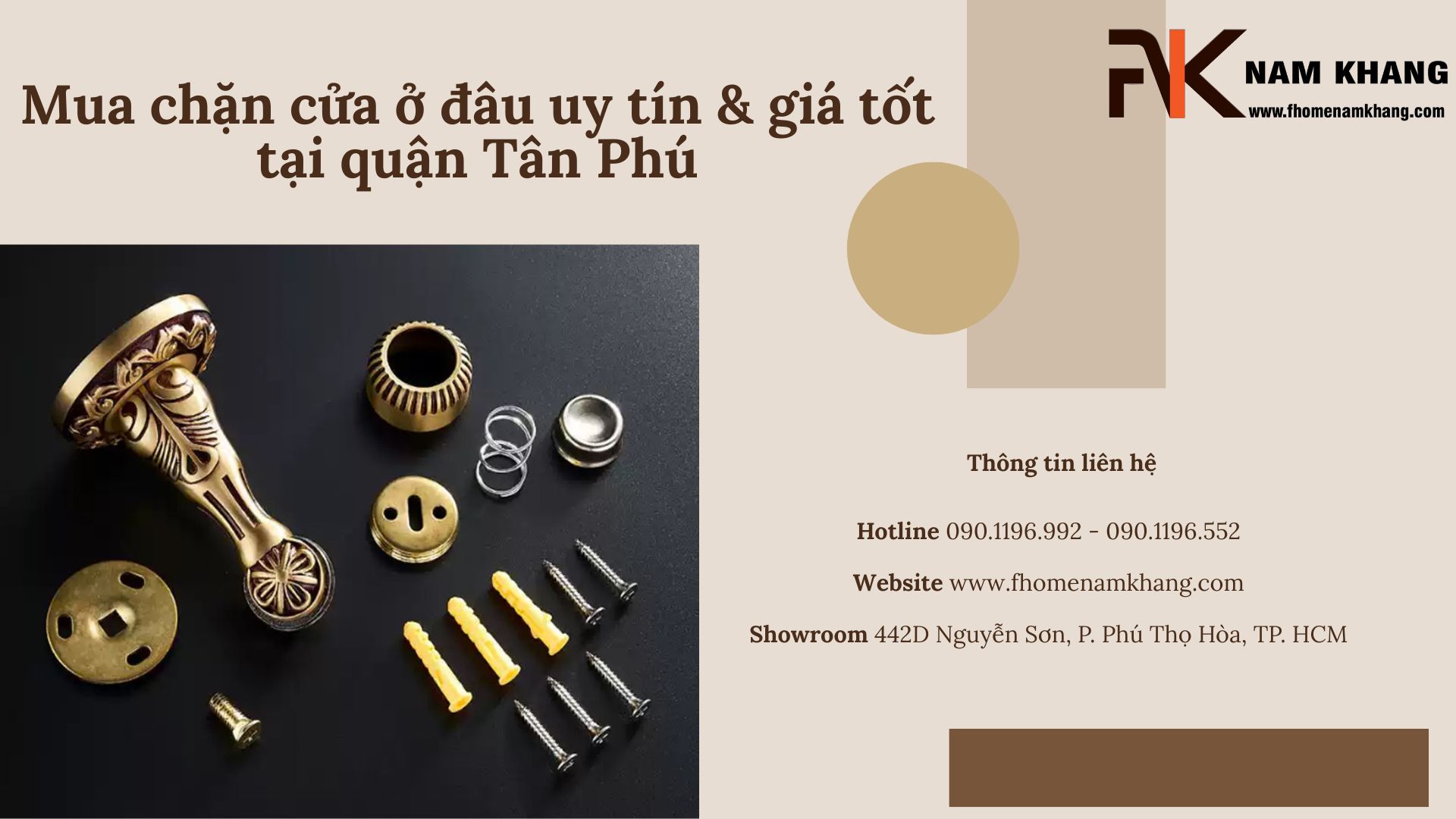 Mua chặn cửa ở đâu uy tín & giá tốt tại quận Tân Phú Mua chặn cửa ở đâu uy tín & giá tốt tại quận Tân Phú