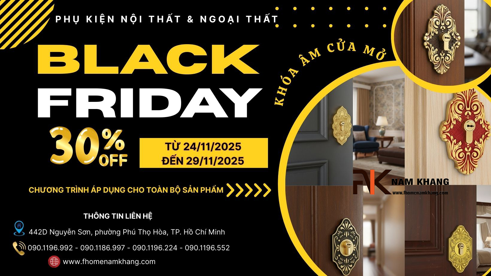 Khẩn cấp! Chỉ còn duy nhất hôm nay và ngày mai! Đón giờ vàng chốt sale 30%! black friday 2025 ban le cua bang dong fhomenamkhang15
