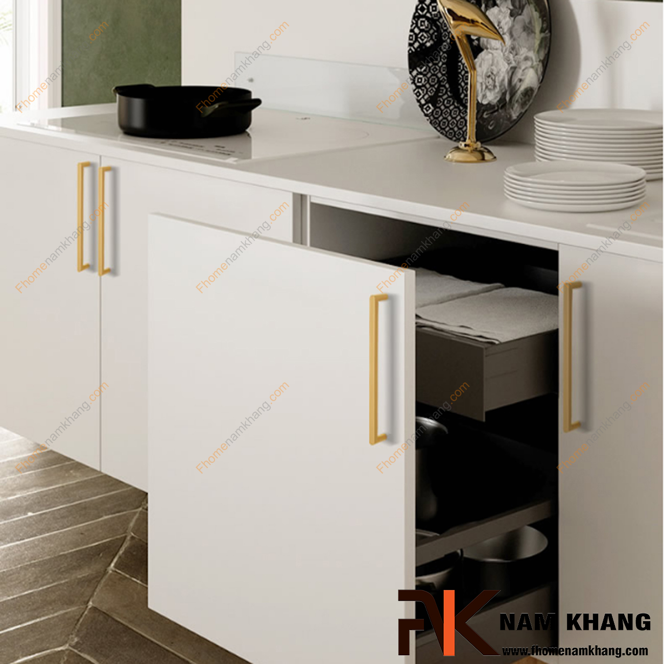 Top 10 mẫu tay nắm tủ hiện đại đẹp nhất năm 2025