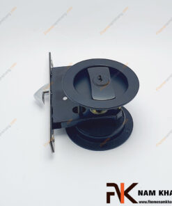 Khóa cửa lùa trơn sử dụng chìa màu đen NK567-DC Khóa âm cửa lùa màu đen NK567-DC FHOMENAMKHANG