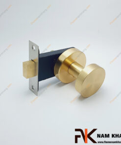 Khóa chốt bí mật không chìa màu vàng xước NK581T-VX Khóa chốt cửa bí mật màu vàng NK581T-VX-FHOMENAMKHANG