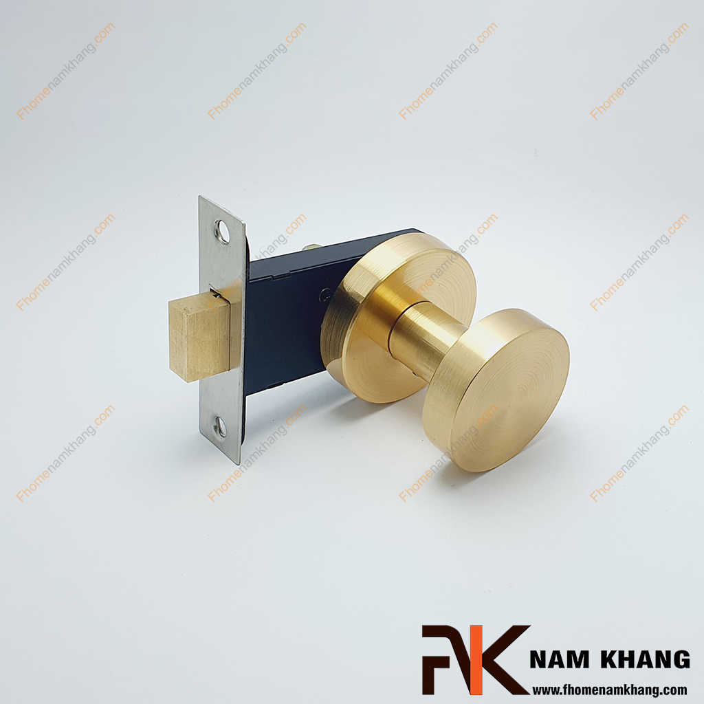 Khóa chốt bí mật không chìa màu vàng xước NK581T-VX Khóa chốt cửa bí mật màu vàng NK581T-VX-FHOMENAMKHANG