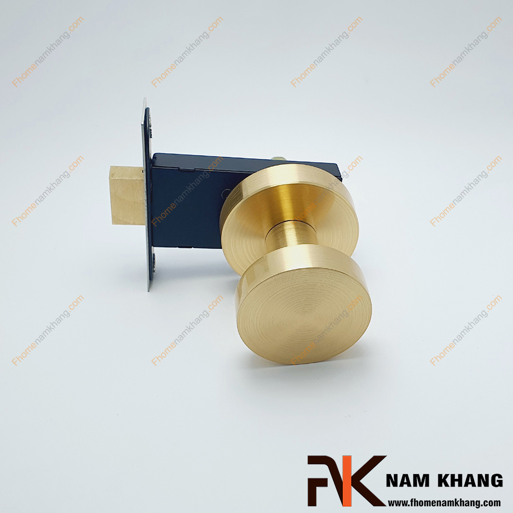 Khóa chốt bí mật không chìa màu vàng xước NK581T-VX Khóa chốt cửa bí mật màu vàng NK581T-VX-FHOMENAMKHANG