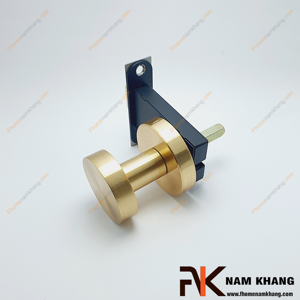 Khóa chốt bí mật không chìa màu vàng xước NK581T-VX Khóa chốt cửa bí mật màu vàng NK581T-VX-FHOMENAMKHANG