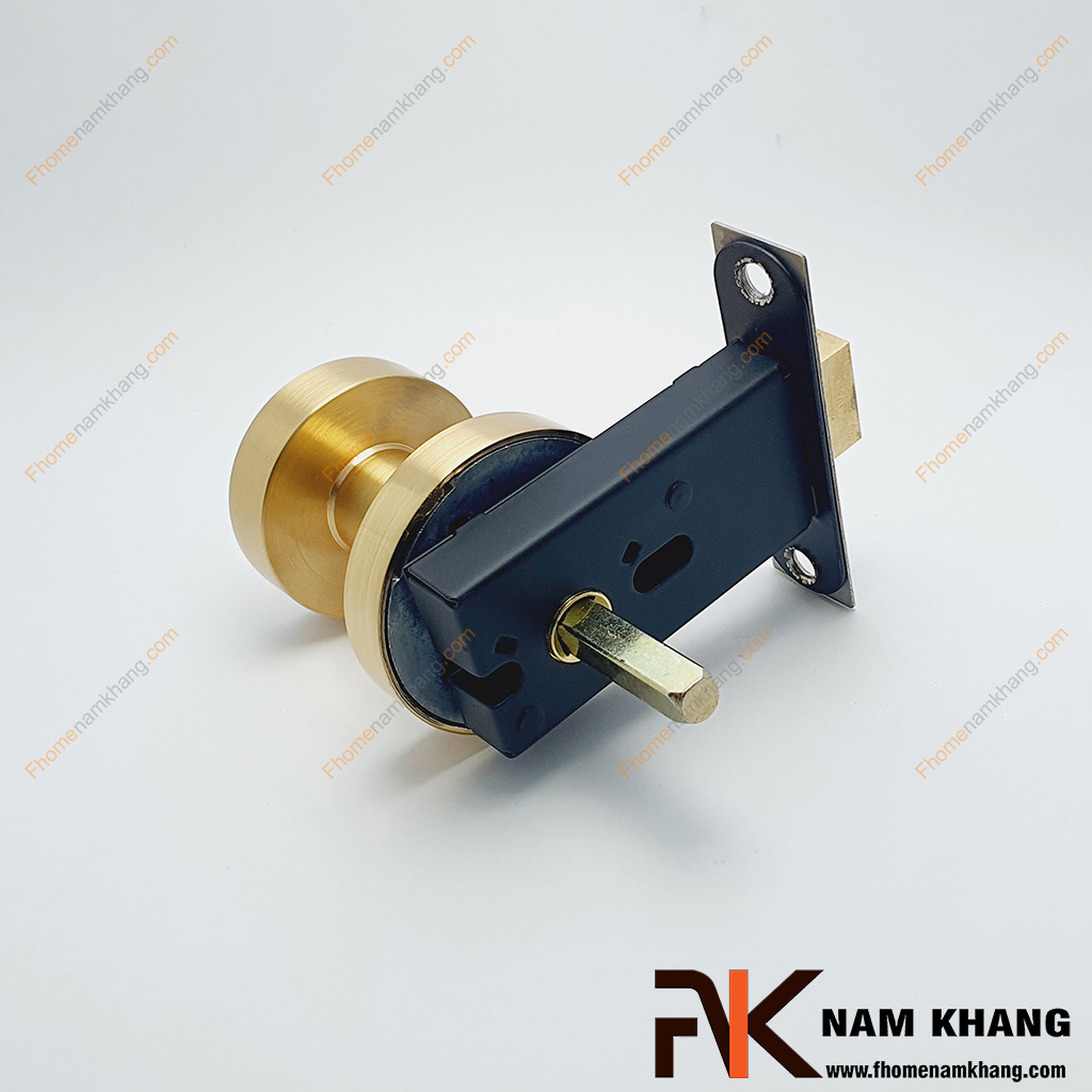 Khóa chốt bí mật không chìa màu vàng xước NK581T-VX Khóa chốt cửa bí mật màu vàng NK581T-VX-FHOMENAMKHANG