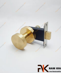 Khóa cửa bí mật màu vàng xước NK581C-VX Khóa chốt cửa bí mật màu vàng xước NK581C-VX