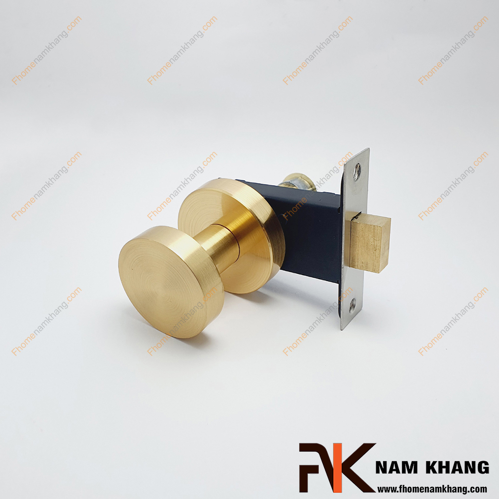 Khóa cửa bí mật màu vàng xước NK581C-VX Khóa chốt cửa bí mật màu vàng xước NK581C-VX