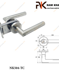Khóa cửa tay gạt sử dụng chìa khóa NK504-TC FHOMENAMK