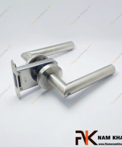 Khóa cửa tay gạt inox NK504-TC Khóa cửa tay gạt sử dụng chìa khóa NK504-TC FHOMENAMK