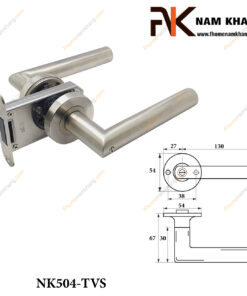 Khóa cửa tay gạt vệ sinh NK504-TVS FHOMENAMKHANG