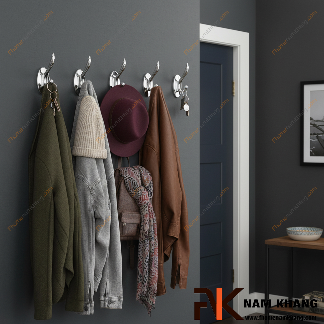 Móc treo đồ là gì? Vì sao móc treo đồ khoan tường vẫn là lựa chọn bền nhất hiện nay