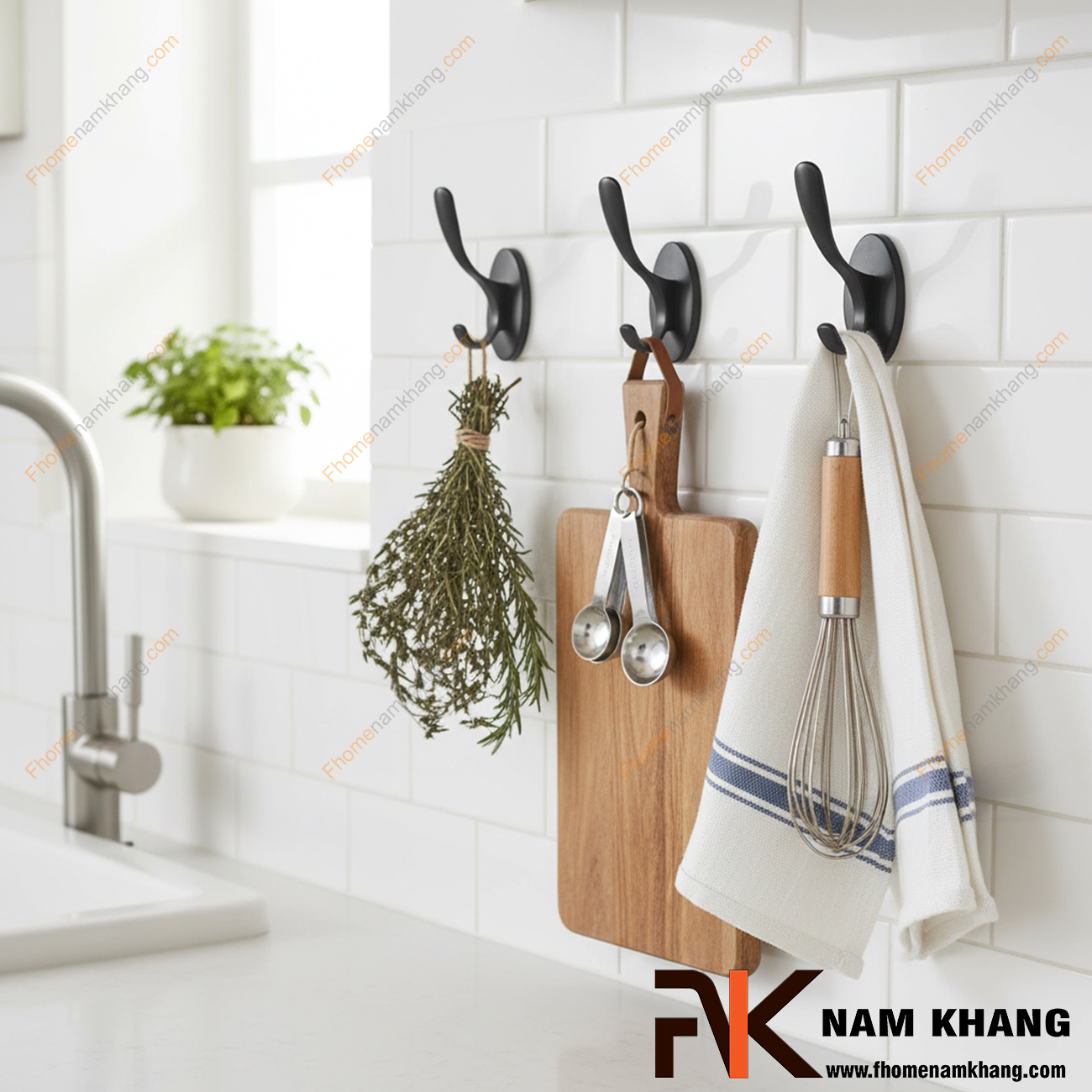 7 tiêu chí chọn móc treo bền chắc cho phòng tắm & nhà bếp