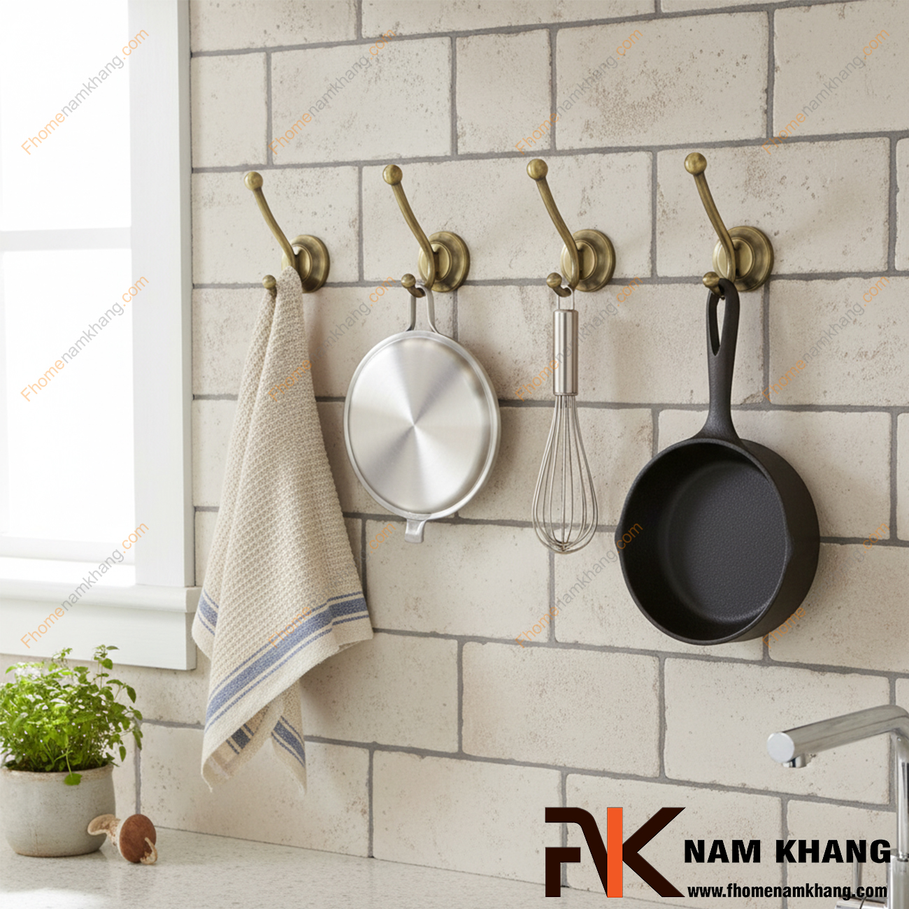 7 tiêu chí chọn móc treo bền chắc cho phòng tắm & nhà bếp