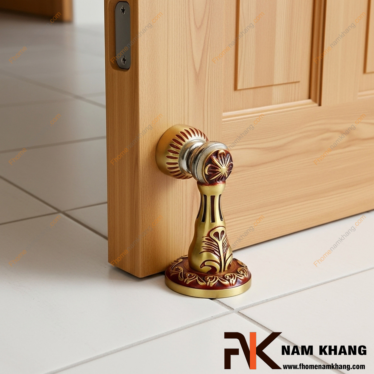 Chặn cửa giúp giảm va đập – bảo vệ khóa cửa & tường nhà ra sao?