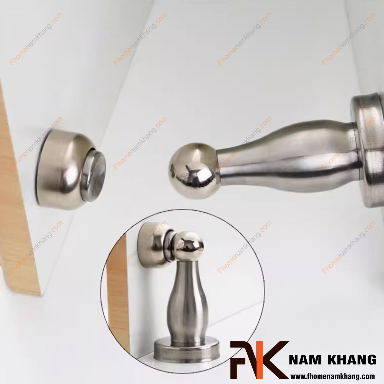 Chặn cửa giúp giảm va đập – bảo vệ khóa cửa & tường nhà ra sao?