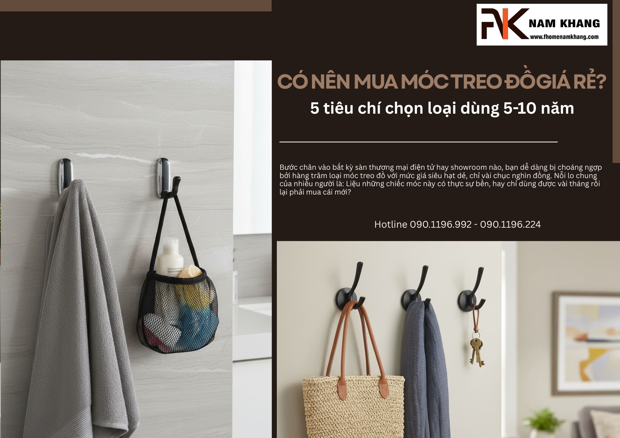 Có nên mua móc treo đồ giá rẻ? 5 tiêu chí chọn loại dùng 5-10 năm Có nên mua móc treo đồ giá rẻ? 5 tiêu chí chọn loại dùng 5-10 năm