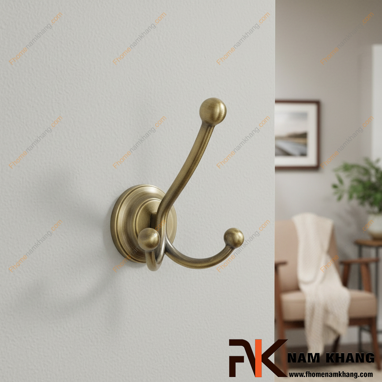 Móc treo sai cách khiến tường bong tróc và mất thẩm mỹ thế nào?