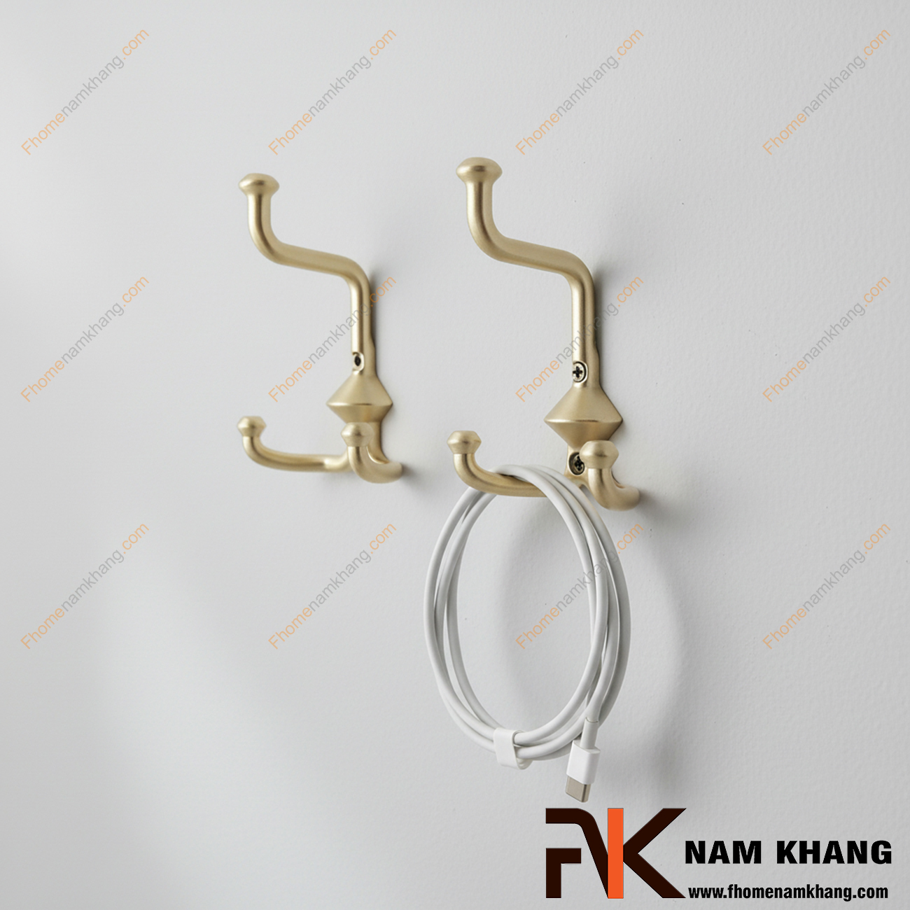 15 Mẫu móc treo tường decor gắn cố định đẹp, hiện đại 2026