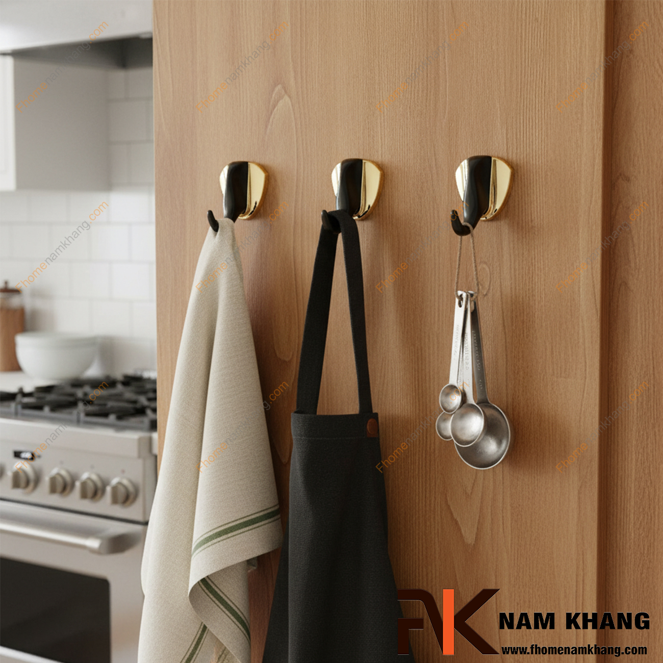 15 Mẫu móc treo tường decor gắn cố định đẹp, hiện đại 2026