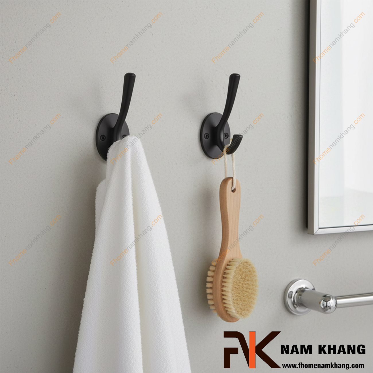 15 Mẫu móc treo tường decor gắn cố định đẹp, hiện đại 2026