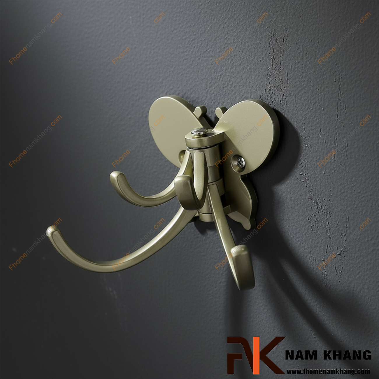 15 Mẫu móc treo tường decor gắn cố định đẹp, hiện đại 2026