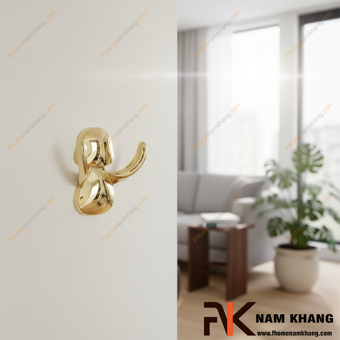 15 Mẫu móc treo tường decor gắn cố định đẹp, hiện đại 2026