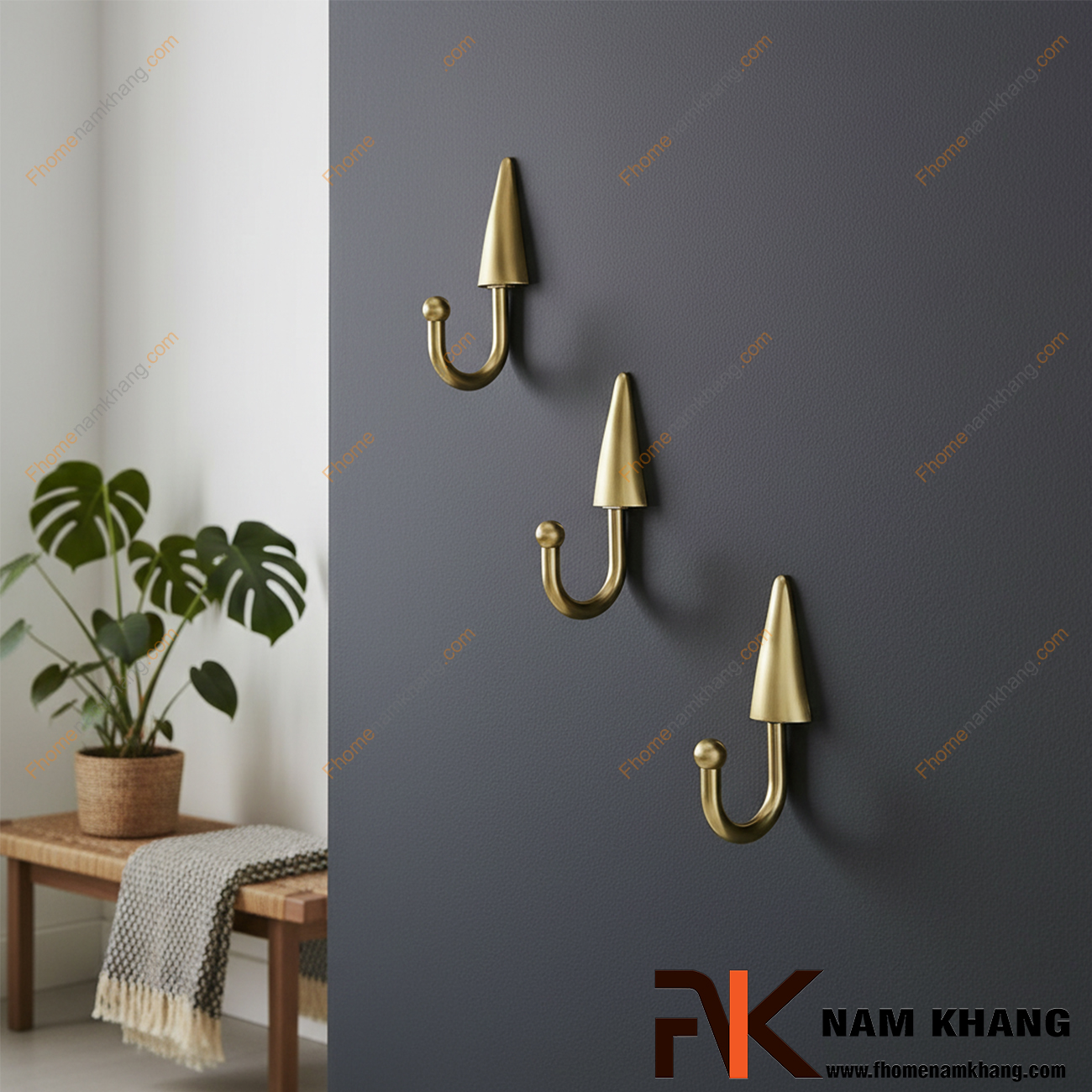 Có nên lắp móc treo tường decor trong phòng ngủ?