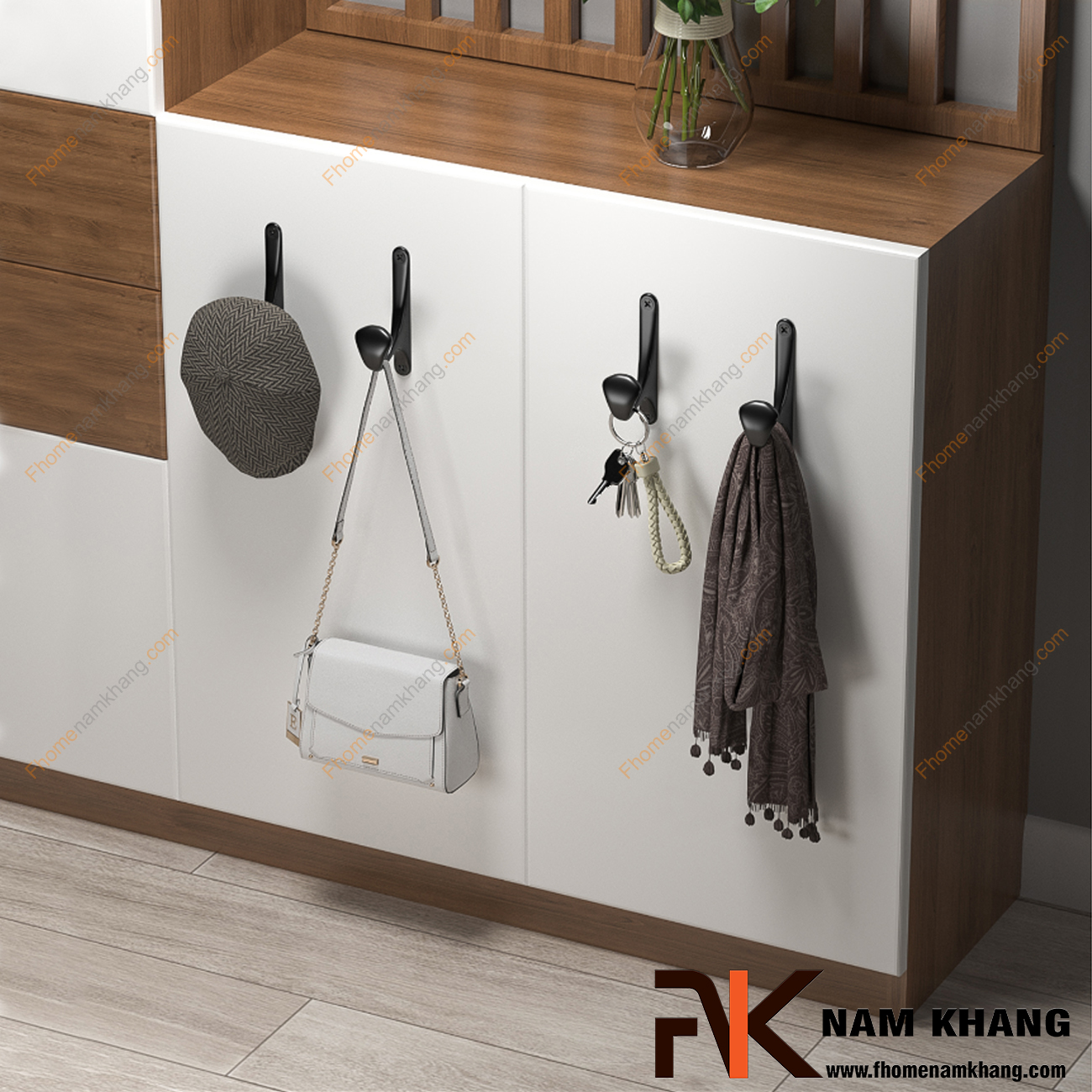 Có nên lắp móc treo tường decor trong phòng ngủ?