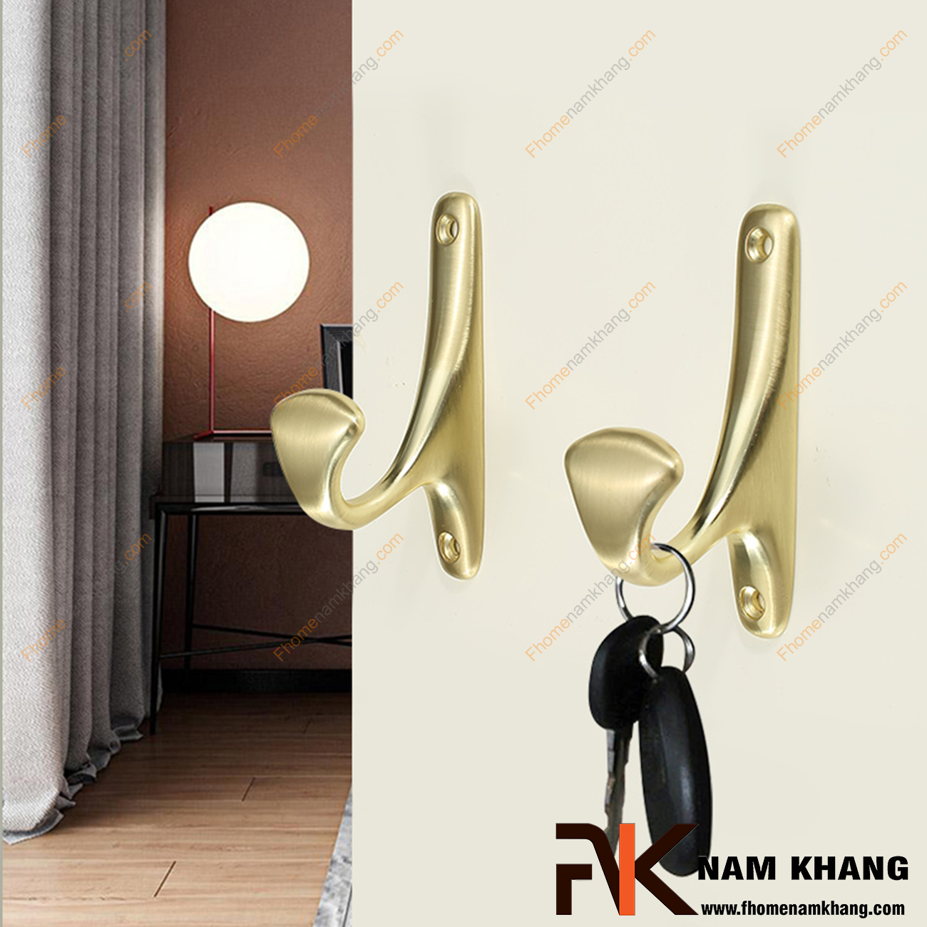 Móc treo tường decor treo được những gì? Ứng dụng thực tế trong gia đình