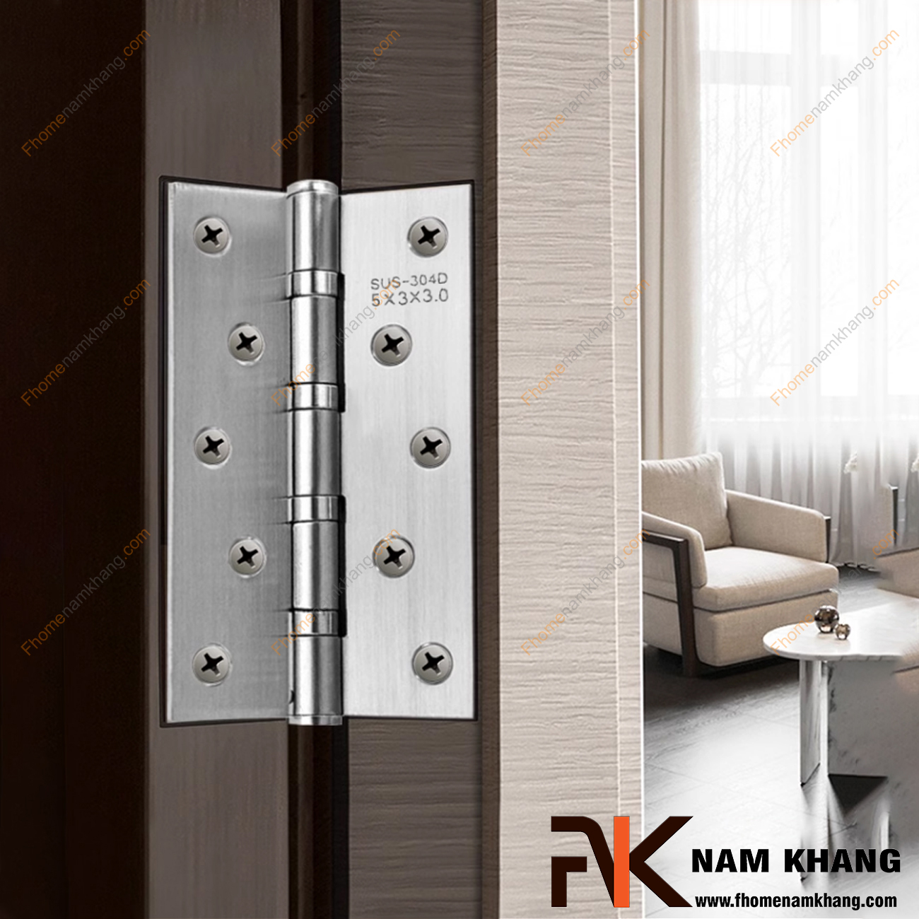 Tư vấn chọn bản lề cửa gỗ bền, chịu lực tốt