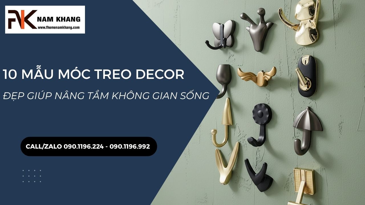 10 Mẫu móc treo decor đẹp giúp nâng tầm không gian sống