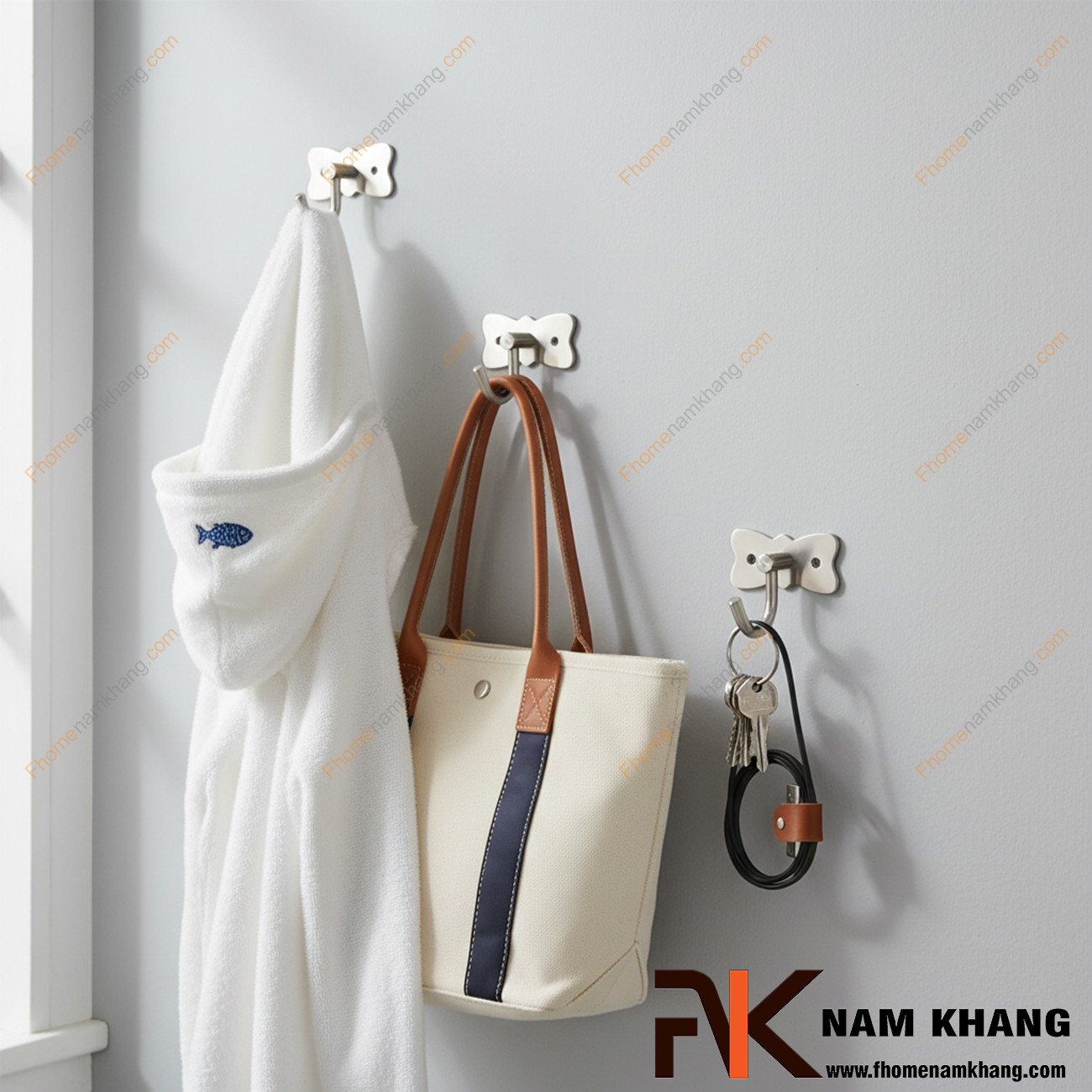 7 ý tưởng dùng móc treo decor cho nhà nhỏ cực sáng tạo